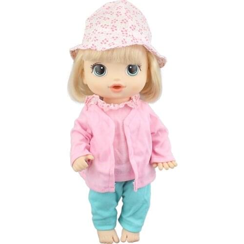 2021 Fashion suit for 12 Inch 30CM baby alive doll Toys Crawling Doll accessories