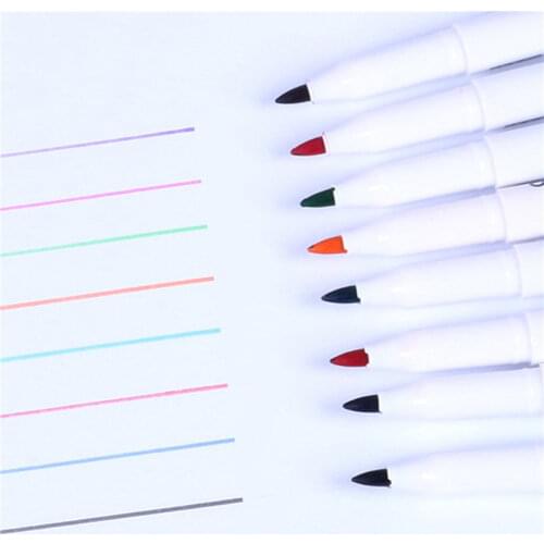 8 Colors Wipeable Glass Window Whiteboard Marker Pen Shop Car Decorating Tool C26