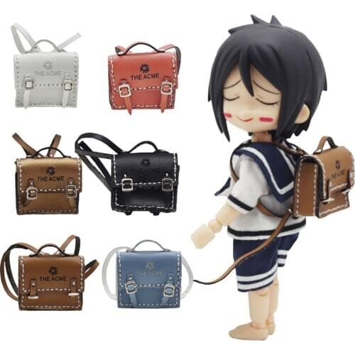 Doll Accessories Fashion Mini PU Bags For OB11 doll christmas Toy gift for girl