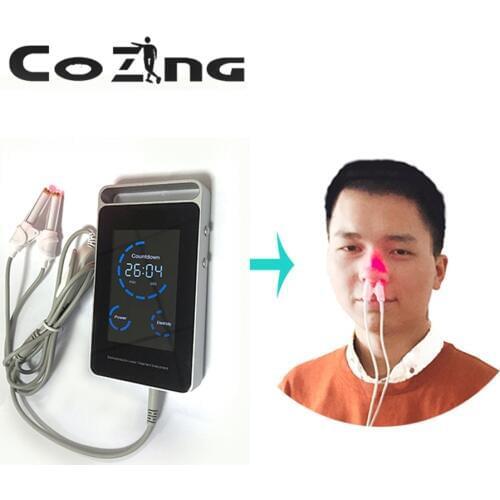 COZING BioNase Rhinitis Sinusitis Nose Therapy Device Cure Hay Fever Low Frequency Pulse Laser Therapentic Massage Cleaning