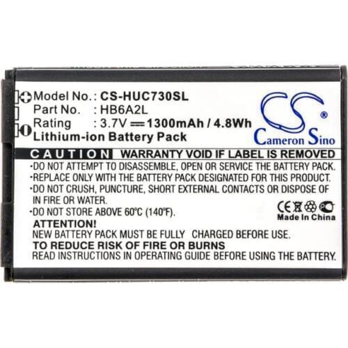 Cameron Sino 1300mah battery for ESIA online Starlight for HUAWEI C2822 C2823 C2827 C2930 C6100 C7189 C7260 C7300 TD30 HB62L