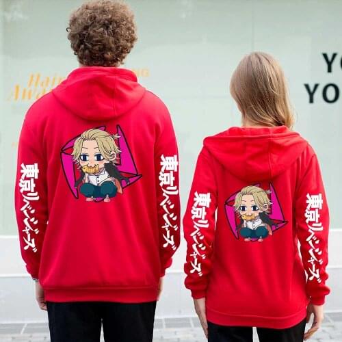 Mange Tokyo Revengers Printed Jackets Coat Anime Clothes Couple outfit Sano Manjirou Ken Ryuguji Haori Hoodie Autumn Winter Coat