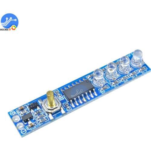 Bms 3S Lithium Battery Capacity Indicator Module 4 LED Display board Power Level For 18650 Li-po Li-ion Lithium Battery
