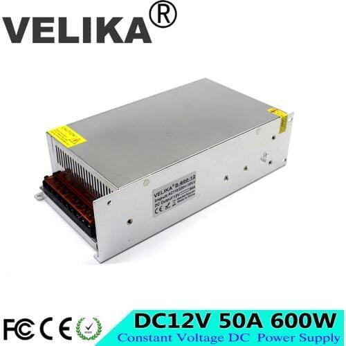 Single Output New model DC 12V 50A 600W Switching power supply Driver For LED Strip Display Light AC110 220V Factory Supplier