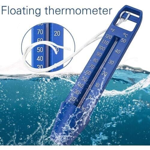 Swimming Pool Floating Thermometer Practical Multi-functional Hot Tub Ponds Durable Portable ABS Water Temperature Meter