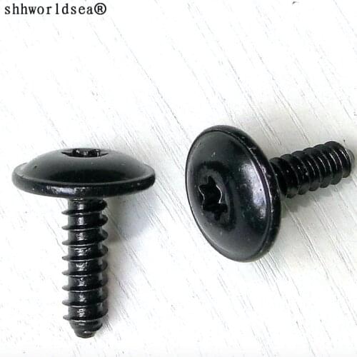 Shhworldsea 100 Pcs/Lot auto clip nut Black Hexagon Tapping Screw Fender Inner Lining/Engine Pan for VW#N90775001