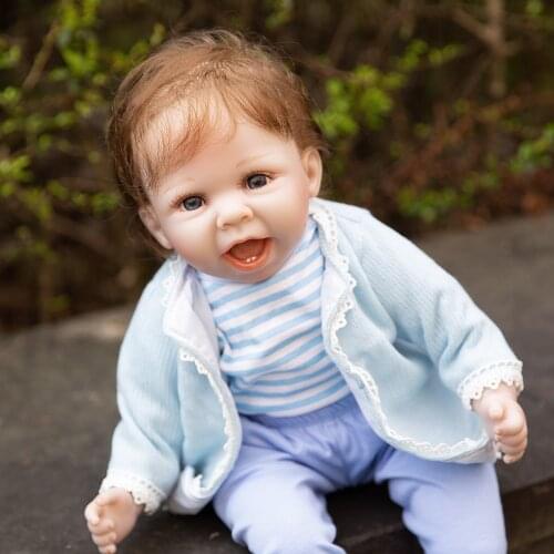 Hoomai Cloth Body Reborn Baby Doll Toy Babies Dolls Reborn For Kid Birthday Gift Toddler Toy