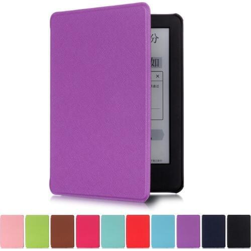Ultra-Thin E-book Case Magnetic PU Leather Flip Stand Protective Cover for Amazon All-New Kindle 10th 2019