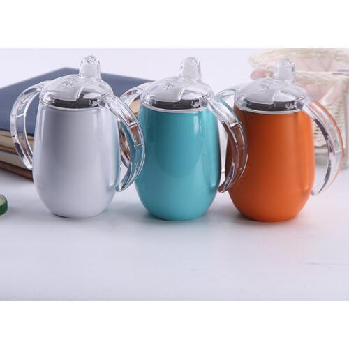 24pcs 14OZ Sippy Cup Spill Proof Baby Mug Babys Nipple Bottles Egg Cups Tumbler BPA free Insulated Milk Thermos