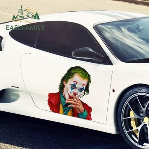 EARLFAMILY 43cm Auto Car Stickers for Fashion Joker Car Styling Fine Decals Waterproof JDM RV VAN Vinyl Car Wrap Decoration