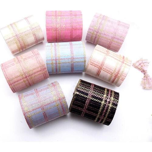 Glitter Golden Lattice Tulle Sequin Fabric DIY Baby Show Wedding Decoration Bridal Gifts Hair Accessories Christmas Decorted 25Y