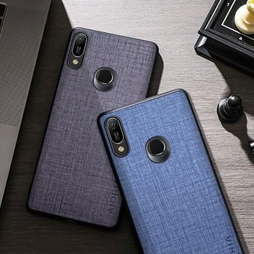 Fabric Silicone Case For Huawei Honor 8A Pro 8A Prime 8A Soft TPU Bumper Back Cover For Huawei Y6 2019 Y6s 2019 Case Funda