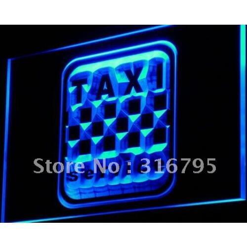 I976 Taxi Service Cab Display Lure LED Neon Light Light Signs On/Off Switch 20+ Colors 5 Sizes