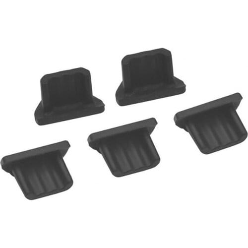 5Pcs Mini Silicone Anti-dust Plug Micro-USB Phone Charger Dust Plug Mobile Phone Accessories