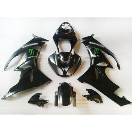 Motorcycle Injection Mold Molding Bodywork Fairing For ZX-6R 2009 09 (A) [CK1016]