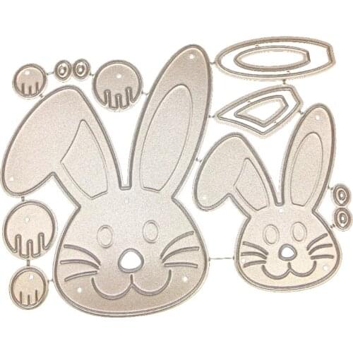 Easter Bunny Metal Cutting Dies Stencil Scrapbooking DIY Album Stamp Paper Card Embossing Decoration