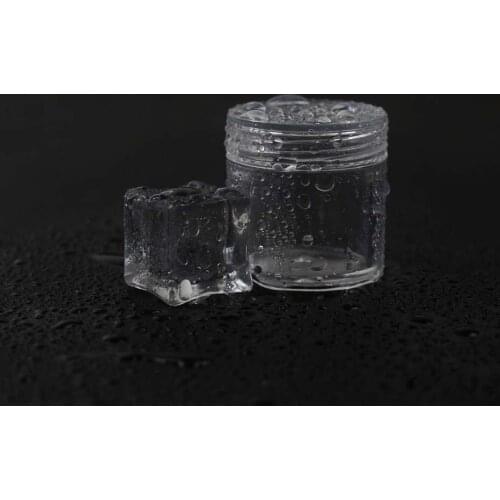 100pcs 10g transparent plastic cream jar cosmetics nail accessories container packaging
