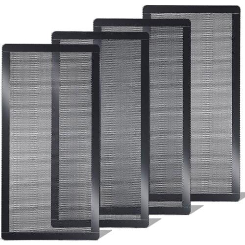 AU42 -120X240mm Dust Filter for Computer Cooler Fan,Magnetic Frame Dust Filter,Dustproof PVC Cover Computer Fan Grills, 4 Pack