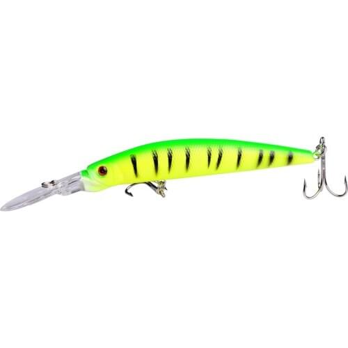 1PCS Minnow Fishing Lure Hard Artificial Bait 145mm 14.7g Crankbait Fishing Wobblers Pesca Depth 2-3 Meters