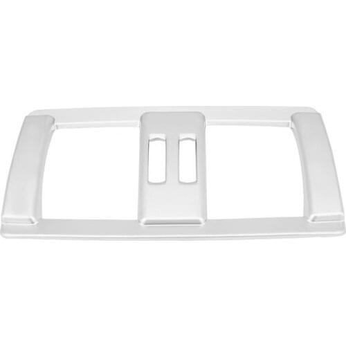Silver Chrome Car Rear Air Conditioning Vent Outlet Frame Cover Trim for BMW 1 2 3 4 Series 3GT F20 F22 F30 F32 Car Styling