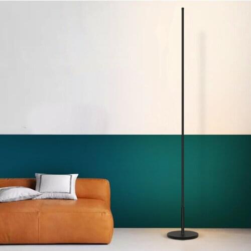Modern LED Floor Lamp Bedroom Dimmable Indoor Lighting Floor Light Home Decor Living Room Study Simple Luminaire Standing Lamp