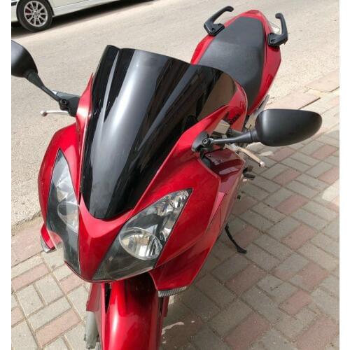 Motorcycle Double Bubble Windshield WindScreen For 2002 2003 2004 2005 2006 2007 2008 2009 Honda Interceptor VFR 800 VFR800