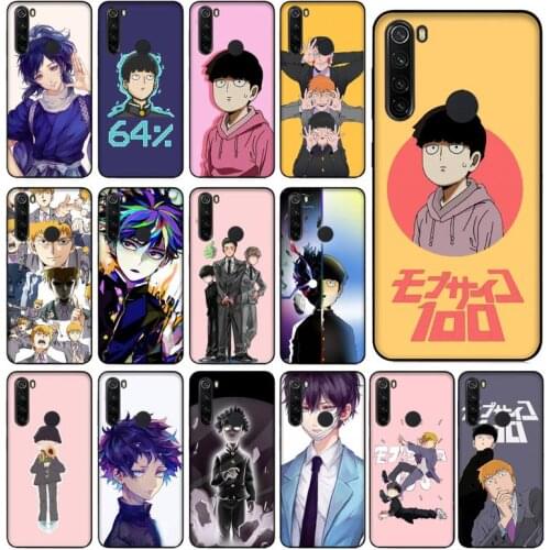 YNDFCNB Anime Mob Psycho 100 Phone Case for Xiaomi Redmi 5 5Plus 6 6A 4X 7 8 Note 5 5A 7 8 8Pro