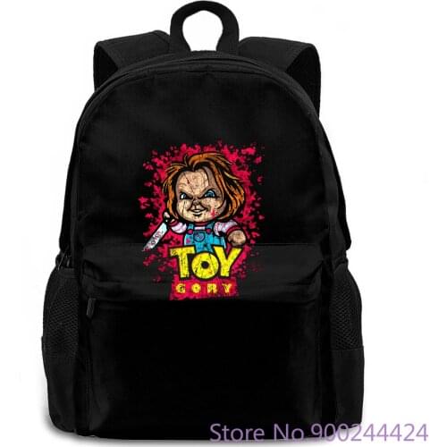 Toy Gory Bride Seed of Story Fun Chucky Bloody Child Play Brand Male Slim Fit women men backpack laptop travel school adult