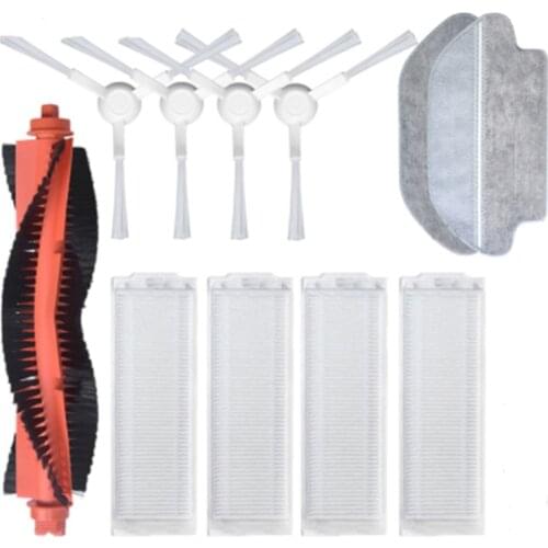 For Xiaomi Mijia Mop Pro STYTJ02YM/for VIOMI V2 PRO/V3 Robot Vacuum Cleaner Main/Side Brush Hepa Filter Mop Cloth Parts
