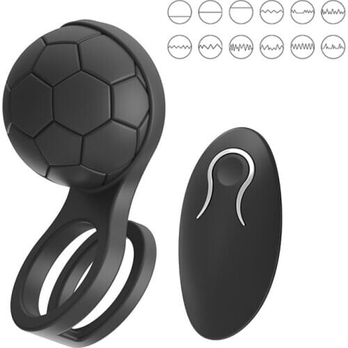 12 Vibration Mode Wireless Remote Control Cock Penis Rings For Adult Men Delay Ejaculation G Spot Stimulation Intimate Sex Toy