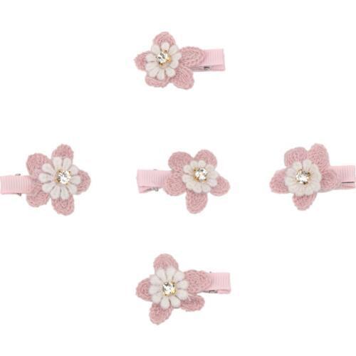 5pcs Flower Dogs Hair Clips Dog Bow Hair Decorative Accessories for Long Hair Dog Cat Rabbit Pet Animal Hair Grooming Supplies