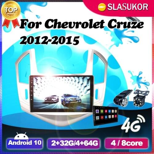 6+128G Android Auto For Chevrolet Cruze J300 J308 2012-2015 Video Player Navigation Car GPS DVD Cable Canbus No 2din 2 din