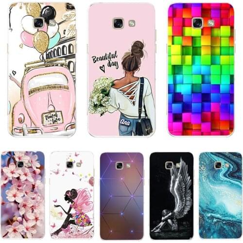 Case For Samsung Galaxy A7 2017 silicon Case soft tpu Cover A720 Phone Funda Samsung A7 2017 phone back Case coque