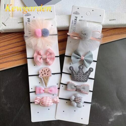Kewgarden Bow-tie baby accessories for childrens hairpin set 3set