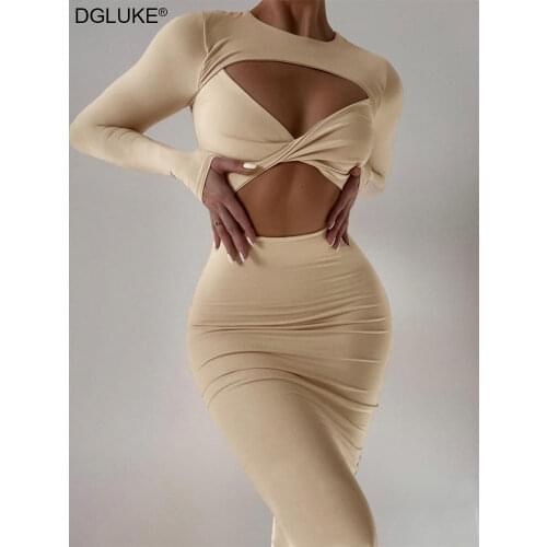 DGLUKE Summer Dresses With Sleeves