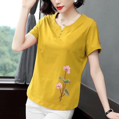 Short Sleeve T-Shirt Print T Shirt Women Cotton Korean Plus Size Woman Clothes 2021 Spring SUMMER Tops Tee Shirt Femme X189