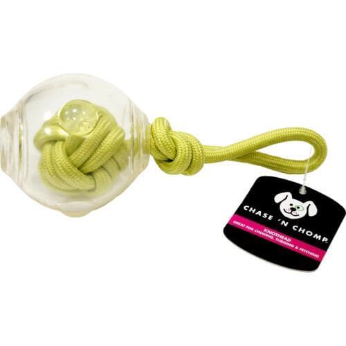 CAITEC Dog Toys Knot Ball Durable Floatable Great for Tossing and Chasing Interactive Dog Toys