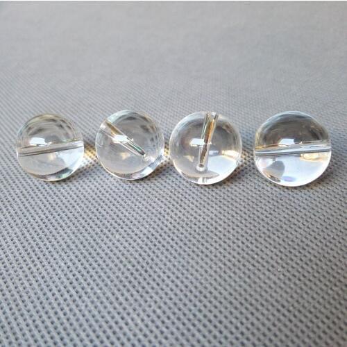 50 pieces/lot New Arrival 24mm Round Crystal Glass Loose Transparent Beads free Shipping Wholesale 24mm glass beads