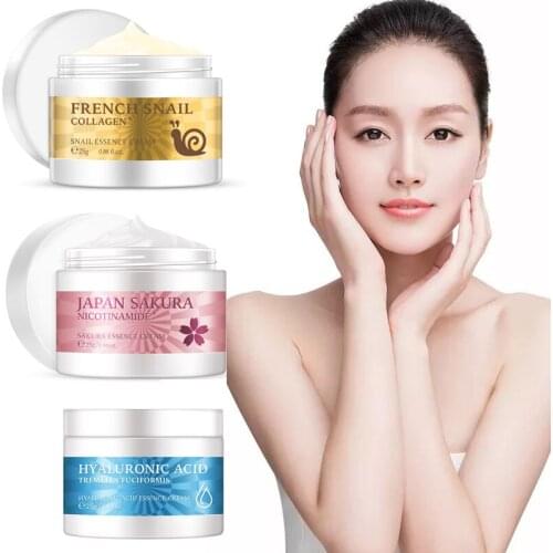 LAIKOU Hyaluronic Acid Essence Moisturizing Facial Cream Anti Aging Nourishing Improve Dryness Anti Wrinkle Repair Skin Care