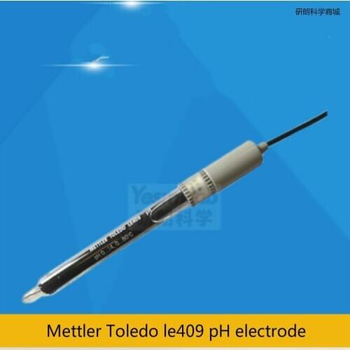 Mettler Toledo le409 pH electrode. Electrode sensor. BNC plug, glass electrode