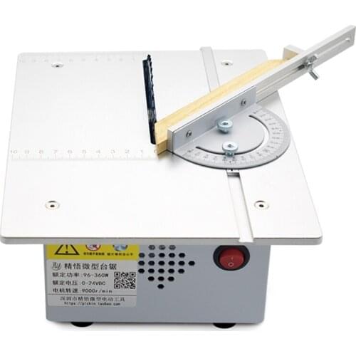 T60/T50 Multifunctional Mini Table Saw DIY Woodworking Chainsaw Household Electric Sliding Table Saw Cutting Machine 12-24V