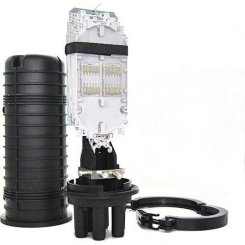 Manufacturing Price Outdoor Fiber Optic Cable Joint Enclosure 96 144 288 Core dome type 2 in 2 out Fiber Optic Splice Enclosure