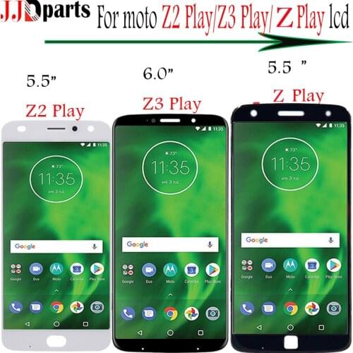 New 100% Test For Motorola Z2 Play LCD Display Z3 Play Display Touch Screen Sensor Panel Digiziter Assembly For Moto Z Play LCD