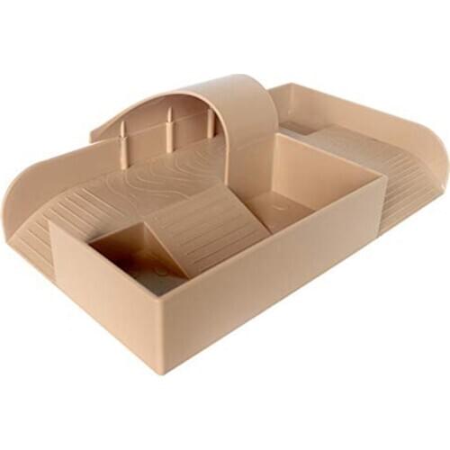 Creation Core Deluxe Turtle Lagoon With Basking Ramp Box Reptile Habitat For Tortoise Amphibious Aquariums Tank