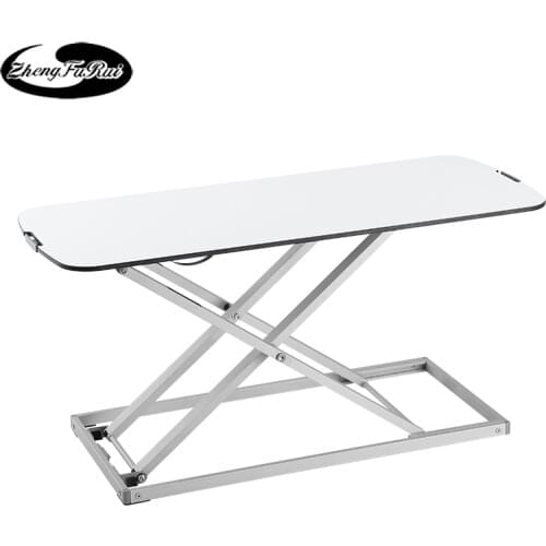 Standing workbench fireproof board lifting computer desk increase rack notebook office bedroom