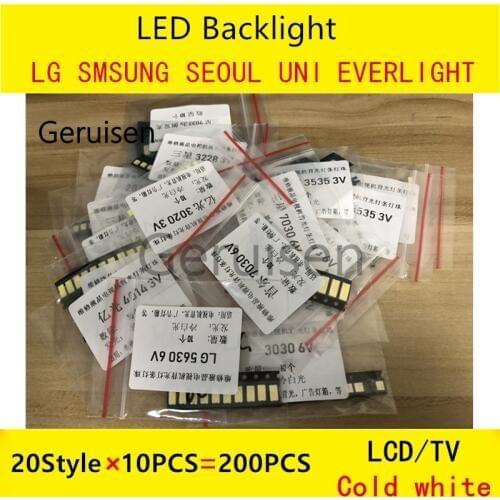 For LG led tv backlight 8520 2835 3030 3535 2828 3V 6V 3228 7020 7030 4014 3014 5630 6030 7032 LUMENS SEOUL SAMSUNG Cool white