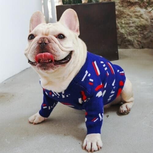 Winter Dog Sweater Small Dog Clothes Puppy Sweaters For Pet Dog Warm Coat Chihuahua French Bulldog Costume Dropshipping