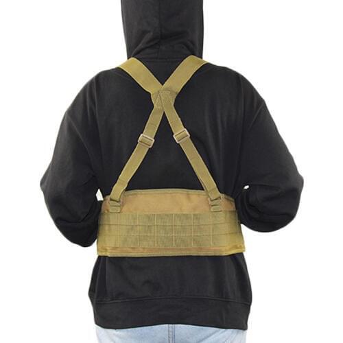 1000D Nylon Tactical Molle Belt Mens Combat Girdle H-shaped Army Special Military Waist Belt Convenient Adjustable Soft Padded