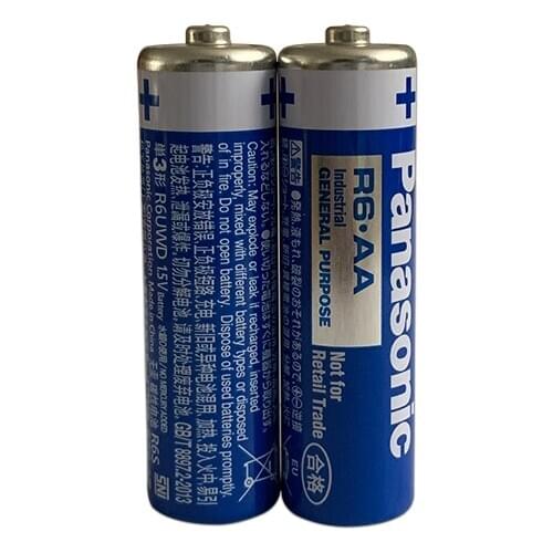 20pcs/lot Panasonic R6 AA 1.5V Alkaline Battery No Mercury Dry Batteries For Electric Toys Flashlights Clock Mouse