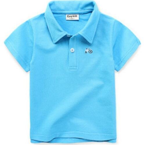 2018 New Fashion Trendy Summer Kids Boy T Shirt Cotton Short Sleeve Tops School Boy T Shirts Children Clothes 2-13 Year BC031